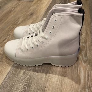 Missguided Clear Sole High Top Trainer10